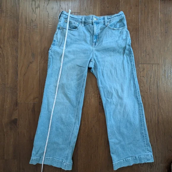 J. Crew Light Blue Classic Wide Leg Jeans - Picture 5 of 12